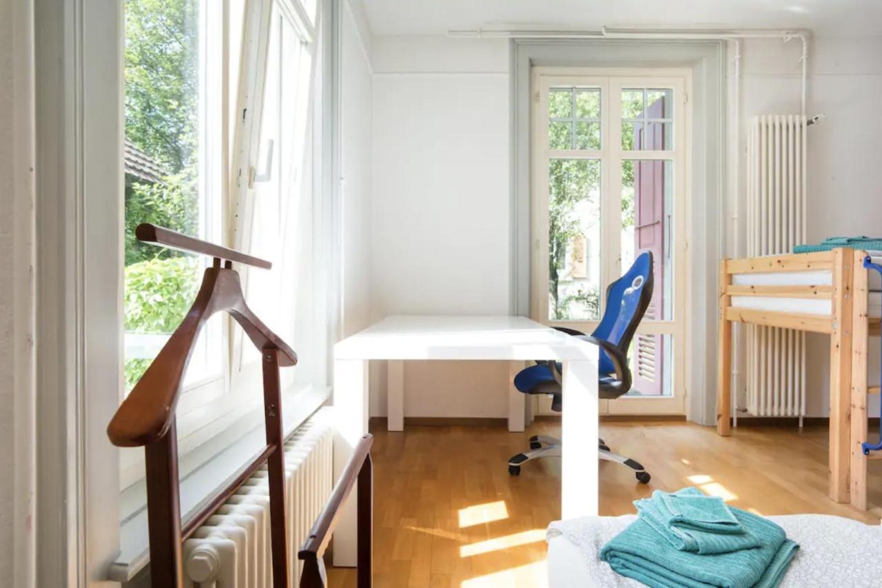 Bern Zwei Zimmer Im Jugendstilhaus Mit Garten Exteriör bild